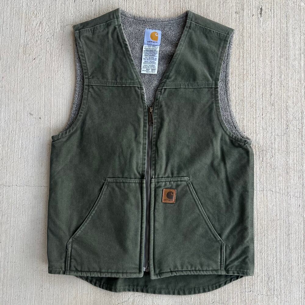 Carhartt V26 LOV green work wear vest